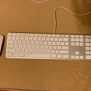 APPLE KEYBOARD WITH NUMERIC KEYPAD W/APPLE MOUSE